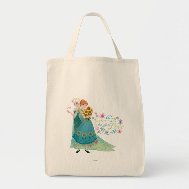 Anna and Elsa | Sister Love Tote Bag (Front)