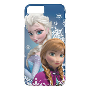 Anna and Elsa Snowflakes iPhone 8 Plus/7 Plus Case