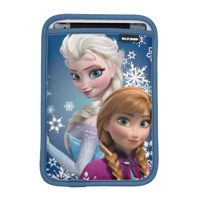 Anna and Elsa | Snowflakes iPad Mini Sleeve (Front Device)