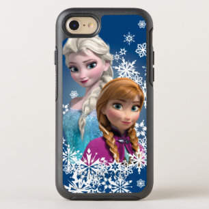 Anna and Elsa   Snowflakes OtterBox Symmetry iPhone 8/7 Case