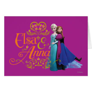 Anna and Elsa   Standing Back to Back