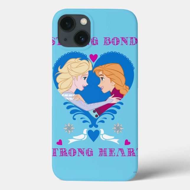Anna and Elsa | Strong Bond, Strong Heart Case-Mate iPhone Case (Back)