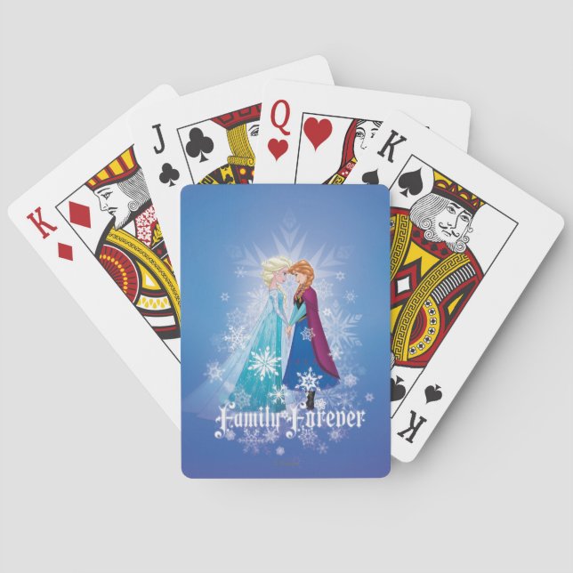 Anna and Elsa | Together Forever Playing Cards (Back)
