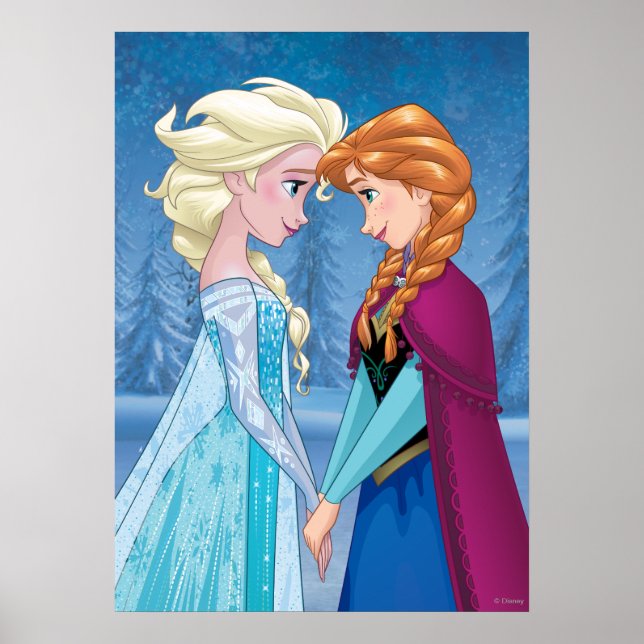 Anna and Elsa | Together Forever Poster (Front)