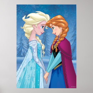Anna and Elsa   Together Forever Poster