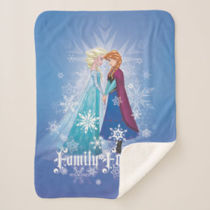 Anna and Elsa Together Forever Sherpa Blanket