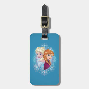 Anna and Elsa Winter Magic Luggage Tag