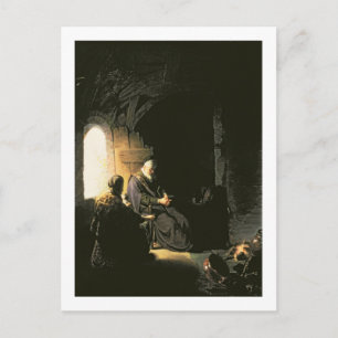 Anna and the Blind Tobit, c.1630 (oil on panel) Postcard
