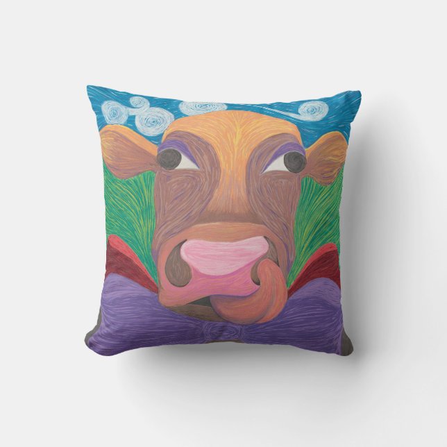 Anna Belle la vache Petit Coussin (Recto)