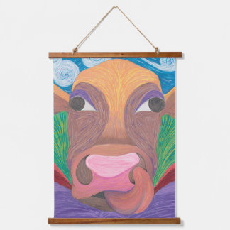 Anna Belle the Cow Hanging Tapestry