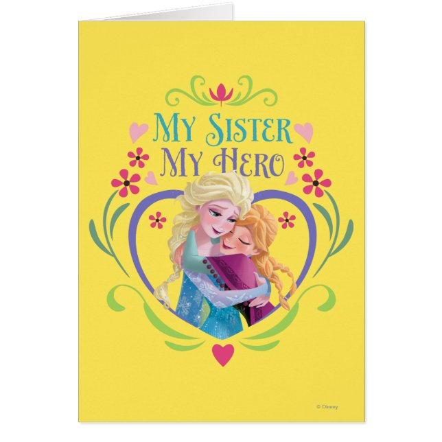 Anna et Elsa | Ma Soeur Mon Héros (Devant)