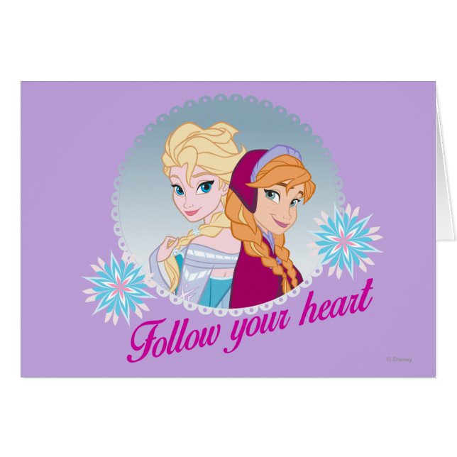 Anna et Elsa| Suivez votre coeur (Devant horizontal)