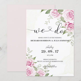 ANNA Faire-part de mariage / Nous le faisons, Aqua