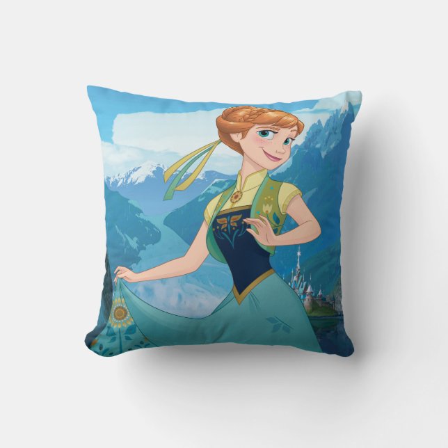 Anna | Heart Full of Sunshine Throw Pillow (Front)