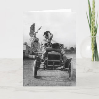 Anna Held W/ Her Maxwell-Runabout Circa 1905-1910 Card