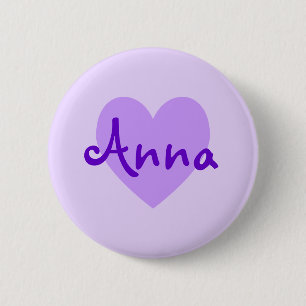 Anna in Purple 2 Inch Round Button