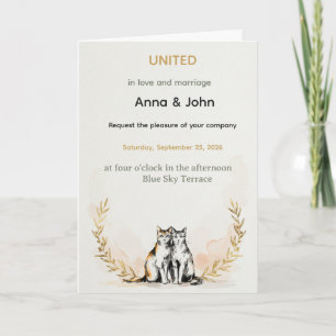 Anna & John – UNITED in Love and Marriage  Card