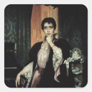Anna Karenina, 1904 Square Sticker