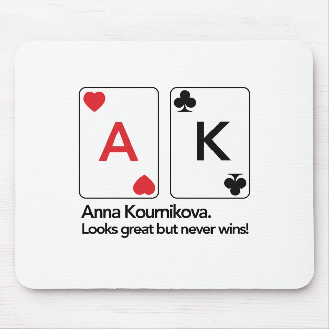Anna Kournikova / Ace King Mouse Pad (Front)