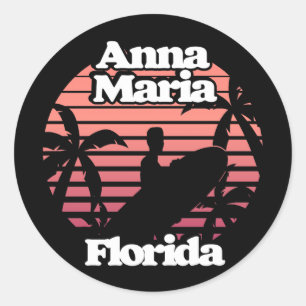 Anna Maria Florida Classic Round Sticker