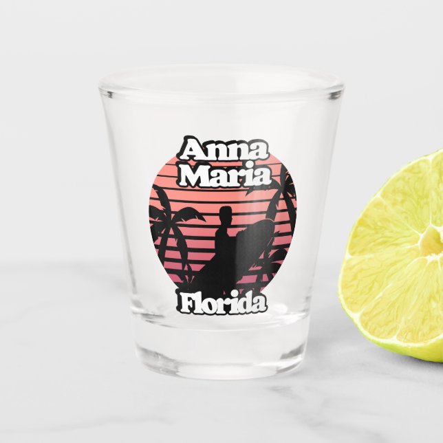 Anna Maria Florida Shot Glass (Front)