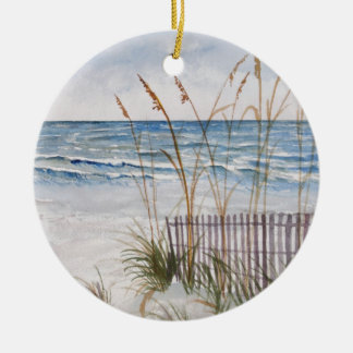 Anna Maria Island Beach Ceramic Ornament