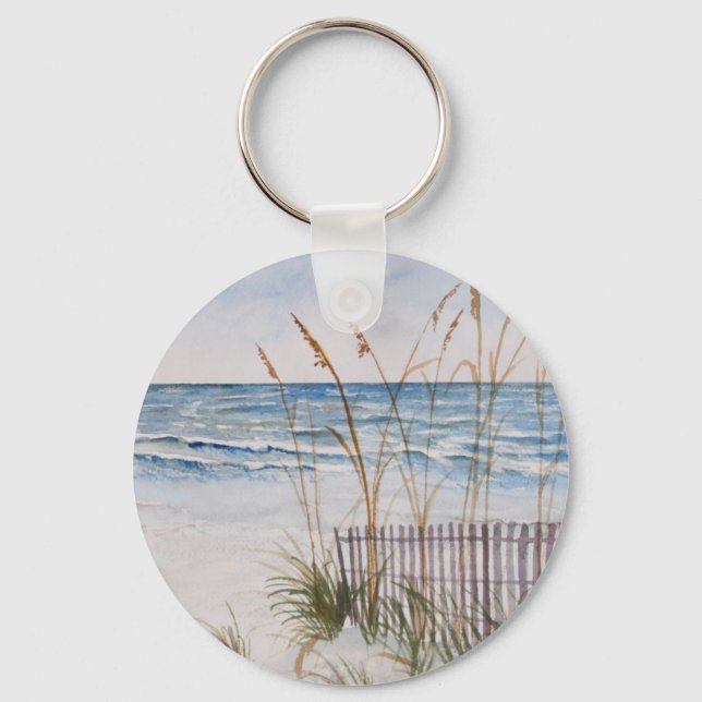 Anna Maria Island Beach Keychain (Front)