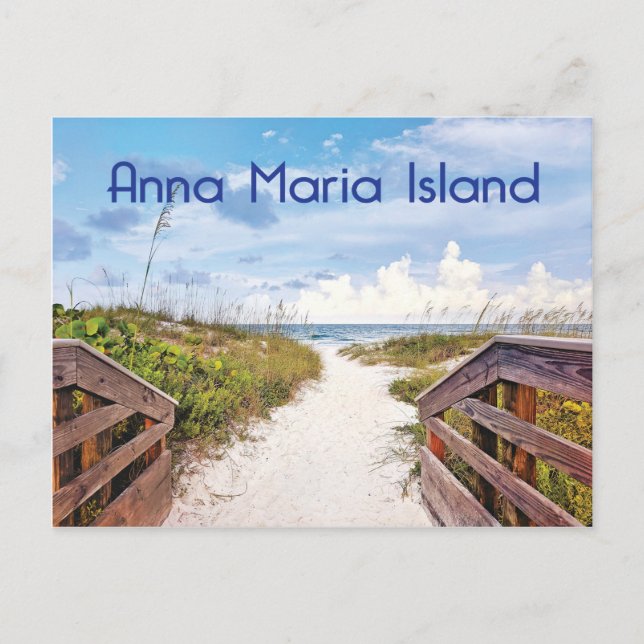 Anna Maria Island Florida Bradenton Beach photo Postcard (Front)