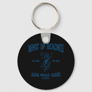 Anna Maria Island Florida Funny Vintage Beaches Te Keychain