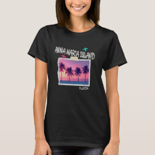 Anna Maria Island Florida Retro Surfer Vintage Bea T-Shirt