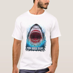 Anna Maria Island Florida Vacation Great White Sha T-Shirt