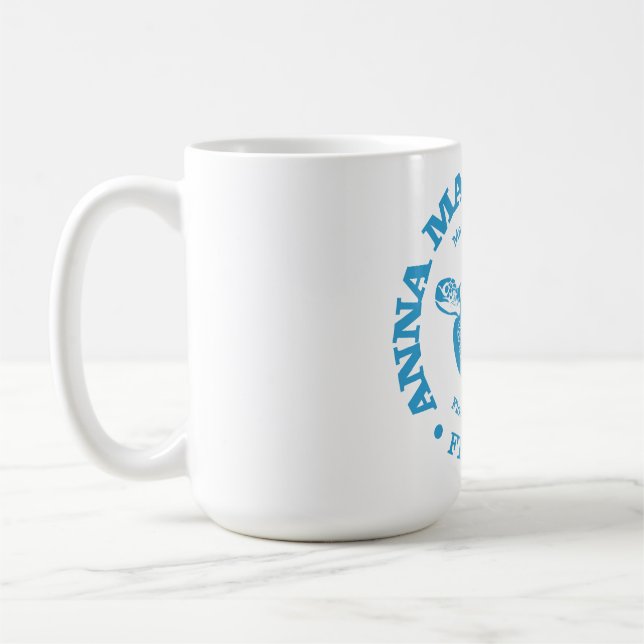 Anna Maria Island (sea turtle) Coffee Mug (Left)