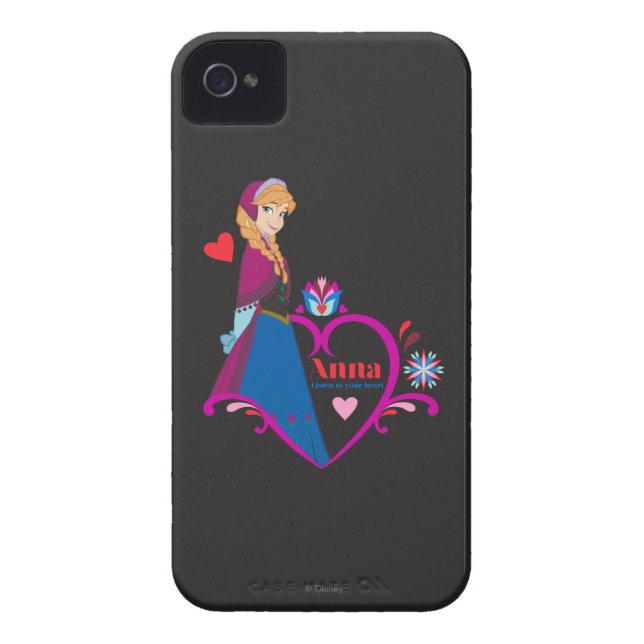 Anna | Pink Heart Case-Mate iPhone Case (Back)