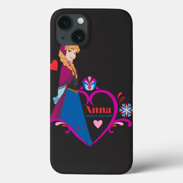 Anna | Pink Heart Case-Mate iPhone Case (Back)