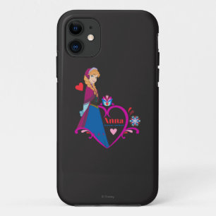 Anna   Pink Heart iPhone 11 Case