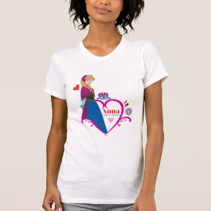 Anna   Pink Heart T-Shirt