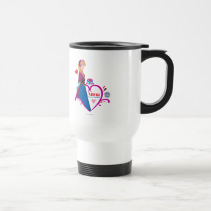 Anna Pink Heart Travel Mug