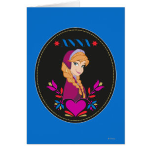 Anna   Portrait en cercle noir