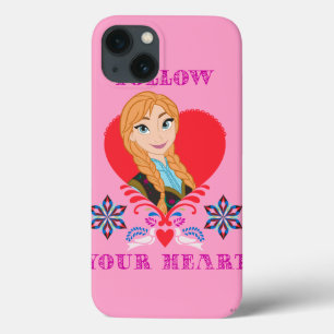 Anna   Portrait in Red Heart iPhone 13 Case
