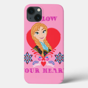 Anna   Portrait in Red Heart iPhone 13 Case
