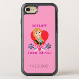 Anna   Portrait in Red Heart OtterBox Symmetry iPhone 8/7 Case