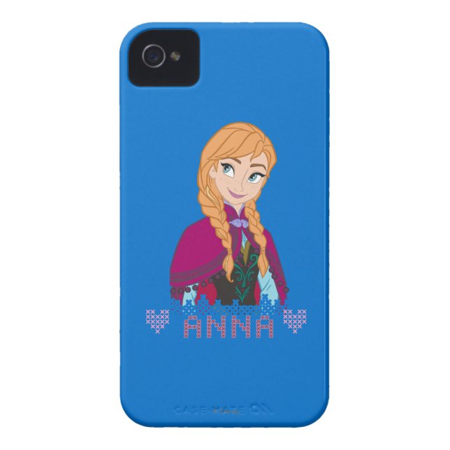 Anna | Portrait with Name Case-Mate iPhone Case (Back)