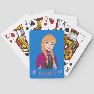 Anna   Portrait with Name Playing Cards