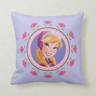 Anna   Princess Throw Pillow