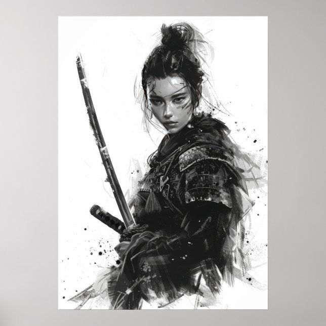 Anna Sawai Femme Samurai Poster Portrait (Devant)