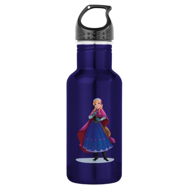 Anna | Standing with Winter Dress 532 Ml Water Bottle (Front)