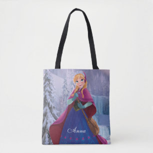 Anna   Standing with Winter Dress Tote Bag