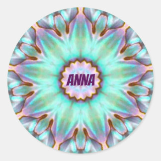 ANNA ~ Sticker Paua Shell personnalisé Fractal ~