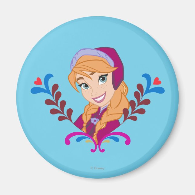 Anna | Strong Heart Magnet (Front)