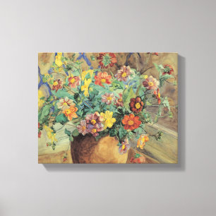 Anna Syberg Vintage Branch of Apple Tree in Bloom Canvas Print